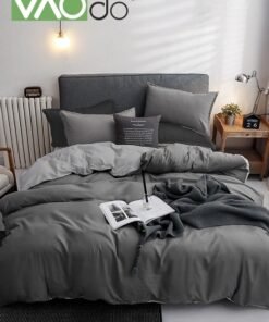 VAOdo 4PCS Comforter Set, Skin Friendly Bedding Set, Including Comforter, Sheet Duvet Cover and 2 Pillows Comforter Sets 200*230cm