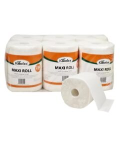 NNC PETS 2-Ply Super absorbent tissue with Natural Wood Pulp, Soft Paper for Hotel Bathroom, Home, Restaurant, and Travel, Dust-free & Soft Toilet paper, Multi-purpose cleaning wipe, 6-Roll Pack, 53 cm (White)