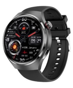 PRO smart watch GT4 PRO  with Bluetooth calling function (answer/make calls), fitness tracking watch with sleep monitoring function, suitable for iPhone/Android, IP68 waterproof (Midnight Black)