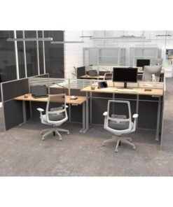 Flexispot Standing Desk Dual Motor 3 Stages Electric Stand Up Desk 120cmx75cm Height Adjustable Desk Home Office Desk White Frame + Oak Desktop