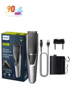 Philips Beard Trimmer BT3232/15,Precision Beard Styling for Effortless Grooming,20 Length Settings, Maintenance-Free Blades, No Oil Required,90min Cordless Use, Battery Indicator Multicolour