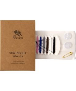 LOVO natura Eco-Friendly Sewing Kit Travel Pack Of 500Pcs Hotel Amenities 6 thread colors, 2 buttons, 1 safety pin, and 1 needle Bulk 100% Biodegradable