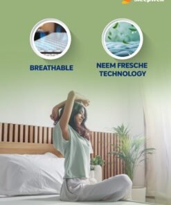 Alternative view of Sleepwell Utsav Comfort Classic Mattress | Resitec (HR) Foam | Soft-Top Feel | Neem Fresche Technology | Comfort & Support | King Size (200L X 180W X 17.5H cm) | 10 Nights Trial