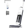 Tineco iFloor 5 Breeze Wet and Dry Cordless Vacuum Cleaner and Mop with suction, Self cleaning with Streak-free Drying, Ideal for Hard Floors, All corners, sticky messes and pet Hairs 0.8 L 190 W FW123400AE Black and White