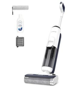 Tineco iFloor 5 Breeze Wet and Dry Cordless Vacuum Cleaner and Mop with suction, Self cleaning with Streak-free Drying, Ideal for Hard Floors, All corners, sticky messes and pet Hairs 0.8 L 190 W FW123400AE Black and White
