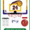 GROIC Basketball Hoop, Indoor Mini Basketball Hoop Set for Kids 15.8*10.2 Inch, Over The Door Basketball Hoop with Sturdy Backboard, 90° Foldable Flex Rim, Wall Mount, Net, Ball and Pump