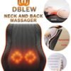 DBLEW Shaitsu Cervical Spine Pillow Massager Neck Waist Shoulder Lumbar Back Body Car Cushion
