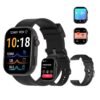 PEJE Smartwatch - 2.13" AMOLED,Smart Watches for Men,Prayer Alerts & Arabic Support,SpO2/Heart Rate/Sleep Monitor,120+ Sports Modes,IP68 Waterproof,Bluetooth Calls + Extra Strap,iOS/Android (Black)
