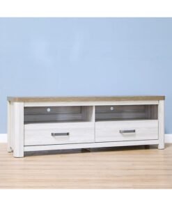DANUBE HOME Olivos TV Cabinet For Up To 75 Inches TV With Storage Entertainment Modern Design Wall Unit Furniture Wooden TV Stand For Living Room Bedroom TV Unit Rack L160xW40xH56cmMulti Color - Image 3