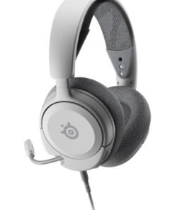 steelseries Steel Series Arctis Nova 1 Multi-System Gaming Headset, Hi-Fi Drivers, 360° Spatial Audio, AirWeave Memory Foam Ear Cushions, Ultra Lightweight, PC, PS5, PS4, Xbox, White | 61607