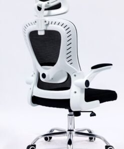 Alternative view of Multi Home Furniture Modern Office Desk Computer Chair High Back Breathable Mesh With Headrest Wheels And Armrests MH-6039-Black