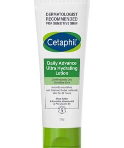Cetaphil Daily Advance Ultra Hydrating Lotion, For Dry And Sensitive Skin, Face And Body Moisturizer For Men And Women, With Shea Butter And Pro Vitamin B5, Unscented 225grams