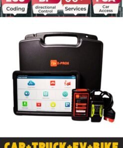 X-PRO5 Automotive OBD Diagnostic Computer All in One For Car/Trucks/EV/Heavy Duty Trucks/Motorbike, 2 Years Update With Online Repair Software
