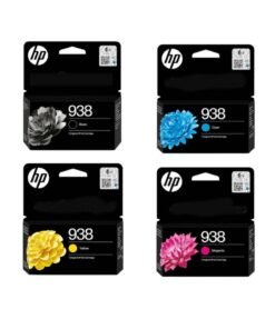 HP 938  Original Ink Office Jet Pro 9720/9730 Wide Format All-In-One Printer 4-Pack Black/Cyan/Magenta/Yellow