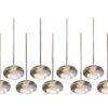 PARIJATA Stainless Steel Desk Straight Rod Paper Memo Holder Fork Receipt Note Spike Stick, Token, Hotel Bill Stand Memo Holder Fork Receipt Note Spike Stick (Pack of 9) (9)