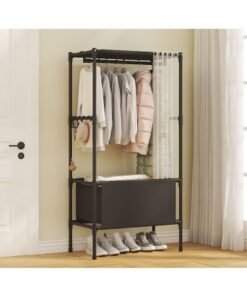Drying Rack Simple Household Bedroom Dormitory Hanger Clothes Storage Storage Wardrobe Dustproof Coat Rack