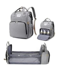 TRASSLE Diaper Bag Backpack with Changing Station Changing Pad Baby Bag Backpack Baby Nursing Bag Baby Shower Tote Baby Bottle Bag Waterproof Large Capacity, Newborn Essentials