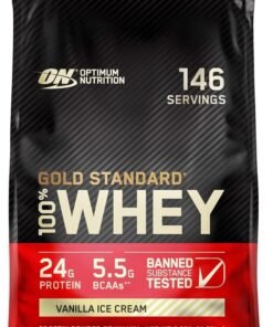 Optimum Nutrition Gold Standard 100% Whey Protein Powder - Vanilla Ice Cream