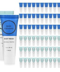 RSQAZQ Travel Size Shampoo and Body Wash Bulk Individually Wrapped Hotel Mini Shower Gel and Small Men Women Cleansing Toiletries Amenities for HotelVacationHomeless 1 oz 37inch Count 100