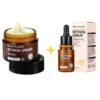 Vibrant Glamour Effective Anti Aging Retinol Cream and Serum Combo Face Cream Collagen Anti Aging Collagen Firming Serum Anti wrinkle Cream Skin Tightening Lifting Hydrating Cream and Serum Combo