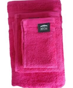 Pearl Coast International 3 Pieces Luxury Towel Set Premium Cotton 630 GSM Ultra Soft and Highly Absorbent Expertly Woven for Durability Hotel And Spa Quality Towels 1 Bath Towel 70X150 1 Hand Towel 50X80cm 1 Face Towel 30X30cm Pink