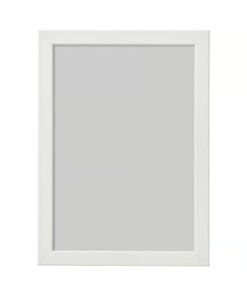 FISKBO Wall Picture Frame, Wall Hanging Photo Frame, Mounted Frame for Home, Office (Plastic & Fibreboard) White 21 x 30 cm