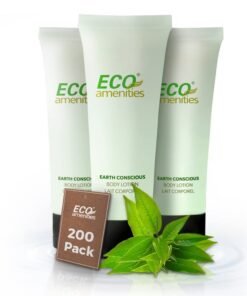 ECO amenities Travel Size Lotion Bulk  200 Pack 30ml 1 fl oz Tubes  Delight Guests with Refreshing Mini Hand Lotion Travel Size Toiletries  Individually Packed for AirBnBs Hotels Gyms Spas