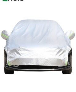 GROIC Half Car Cover for All Weather Car Body Covers, Top Half Car Cover Outdoor Indoor for All Season Waterproof Dustproof UV Resistant Universal (Fit SUV, Length 208.7"*Width 94.5")