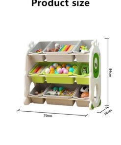 JSAITOYS Plastic Kids Furniture Book Shelf Baby Chest Corner Cupboard Rack Drawer Toys Storage Bookshelf Children Cabinets