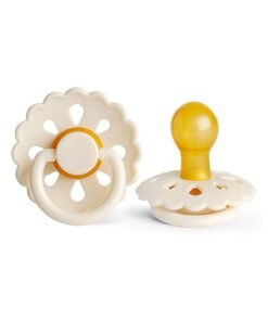 joybuy Natural Latex Pacifier, Flower-Shaped Baby Pacifier, Pacifier for Baby, Pacifier, Suitable For Baby 0 To 6 Months