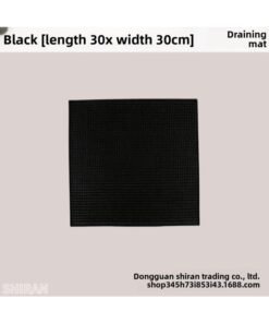 PVC Bar Mat Black Soft Rubber Bar Mat Milk Tea Shop Counter Drain Mat Cross-border Hotel Supplies