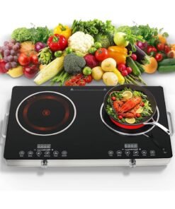 Olympia Smart Electric Double Induction Cooker for Household Kitchen Stove 2 Burner