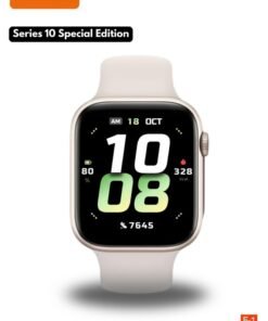 KEQIWEAR Kiqiwear KW 27 Max Series 10 Multi-Function Smartwatch with GPS, Calling & Messaging | Health Manager | Different Sports Modes | 5 Interchangeable Silicone Bands | Best Gift for All Ages