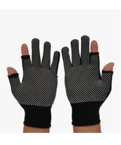 OASIS-TH 1 Pair Cycling Gloves Fishing Gloves Sun  Proof Golves  Non-Slip Two FingerTips, Comfortable And Breathable