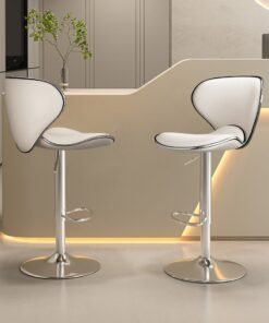 Alternative view of Sharpdo Bar Chair,Butterfly Design Bar Stool Height Adjustable Bar Chair 360°Swivel Comfortable High Bar Stool for Home Kitchen Pub Counter Cashier Desk