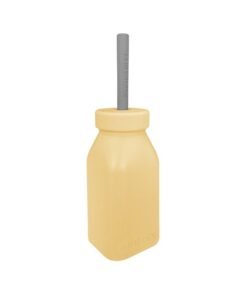 Minikoioi Bottle And Straw  Mellow YelloWithPowder Grey
