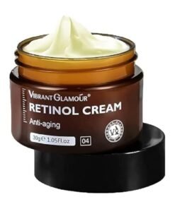 Vibrant Glamour Retinol Skin Moisturizing Whitening Cream ,Anti-Wrinkle, Anti-Aging, Brightening and Lightening,Pores Repair Lighten Sensitive Area Dark Spots Hyaluronic Acid Active Retinol Added 30g