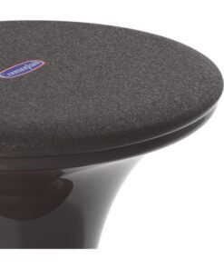 Cosmoplast Plastic Round Stool (Dark Brown)