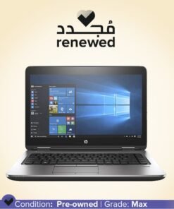 HP Renewed - ProBook 640 G3 Laptop With 14-Inch Display, Core i5-7th Gen/8GB RAM/256GB SSD/Windows 10 Pro English Grey