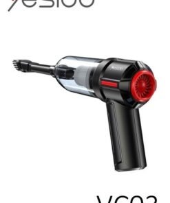 Yesido VC03 4500Pa Rechargeable Wireless Mini Handheld Vacuum Cleaner with 2000mAh Battery – Powerful Suction for Home, Car, and Office – Compact, Cord-Free, and Lightweight Design