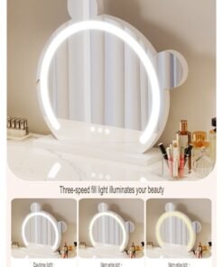 Alternative view of keke Elegant and Efficient Smart Dressing Table for Contemporary Living Spaces with LED Mirror