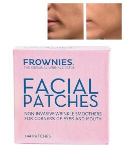 Frownies The Original Wrinkle Patch Facial Patches 144 Patches, Non Invasive Wrinkle Smoothers for Corners of Eyes and Mouth, Anti Wrinkle Patches