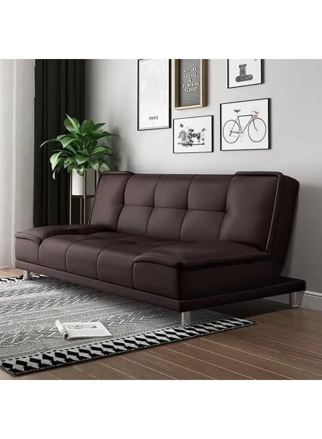 Ripple FURNITURE Uae Homes Fabric Sofa Bed for Living Rooms, Apartments, Offices, 185 cm (Brown)