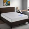 Hotel Linen Klub 100% Waterproof Mattress Protector - Cotton Terry White, Ultra Soft Fitted Bed Protector, 200x200cm Cotton White