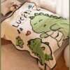 URbazaar Kids Baby Blanket Unisex Newborn, Super Soft Comfy Little Dinosaur Blanket, for Toddler Baby Nursery Bed Blankets Stroller Crib Shower Gifts, （Little Dinosaur 39 x 55 Inch）