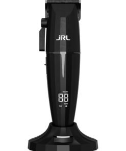JRL Professional JRL ONYX FF220C-B | Professional Cordless Hair Clipper | Smart Digital Display, Ultra-Quiet Motor, Self-Cooling Fade Blades, Long Battery Life | Barber & Salon-Grade Cutting Machine | Black