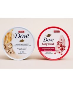 Dove Exfoliating Body Polish Scrub Pomegranate Seeds And Rice Milk 298g 2 Pcs