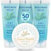 BERGMAN KELLY Round Soap Bars 2In1 Shampoo & Conditioner 2Piece Set (Tropical Waterfall 1 Oz Each 100 Pc) Delight Your Guests With Revitalizing & Refreshing Sanitary Toiletries & Hotel Amenities
