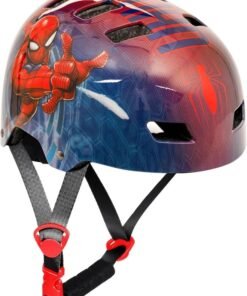 Alternative view of SPARTAN Marvel Spiderman Kids Helmet Blue S-51-54cm Multisports SP-9113