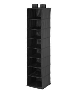 Honey Can Do Honey-Can-Do 8 Shelf Hang Organizer- Black SFT-01246 Black